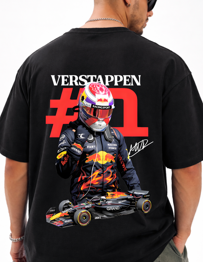 Oversized Max Verstappen #1 Driver F1 Tee
