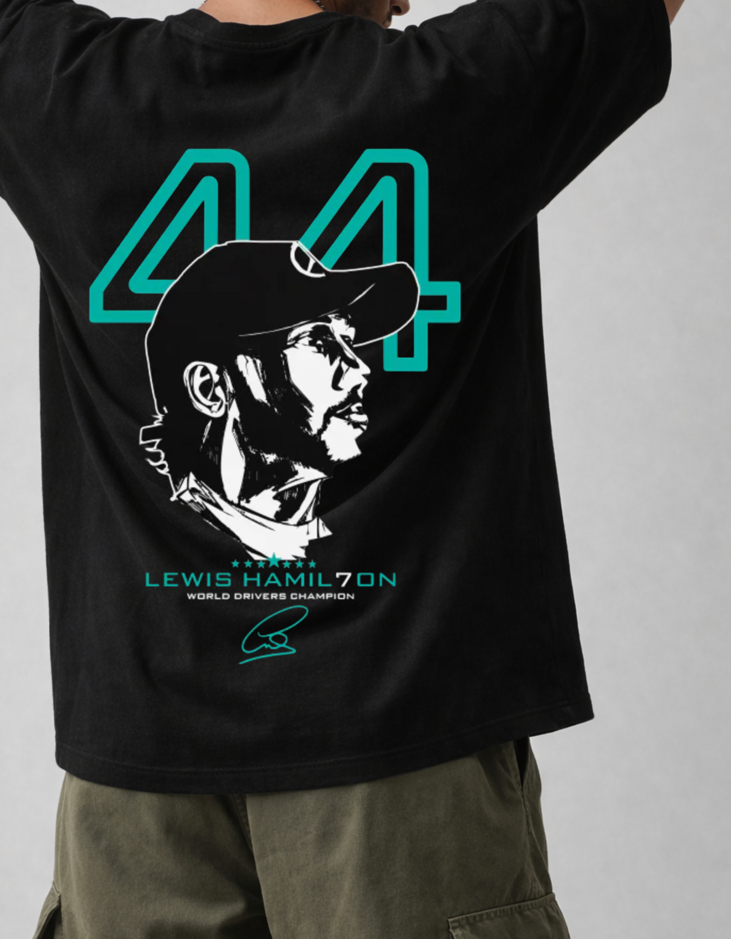Lewis Hamilton 44 Oversized T-Shirt
