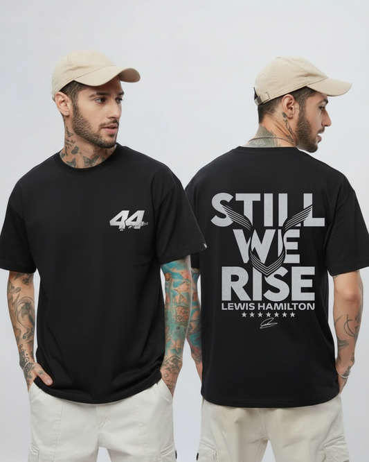 Oversized T-shirt  Lewis Hamilton 44 “Still We Rise"