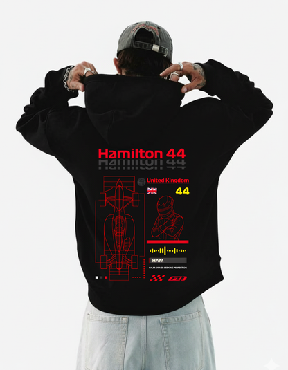 Oversized Hamilton 44 Champion Hoodie