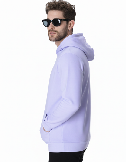 Lavender Solid  Hoodie