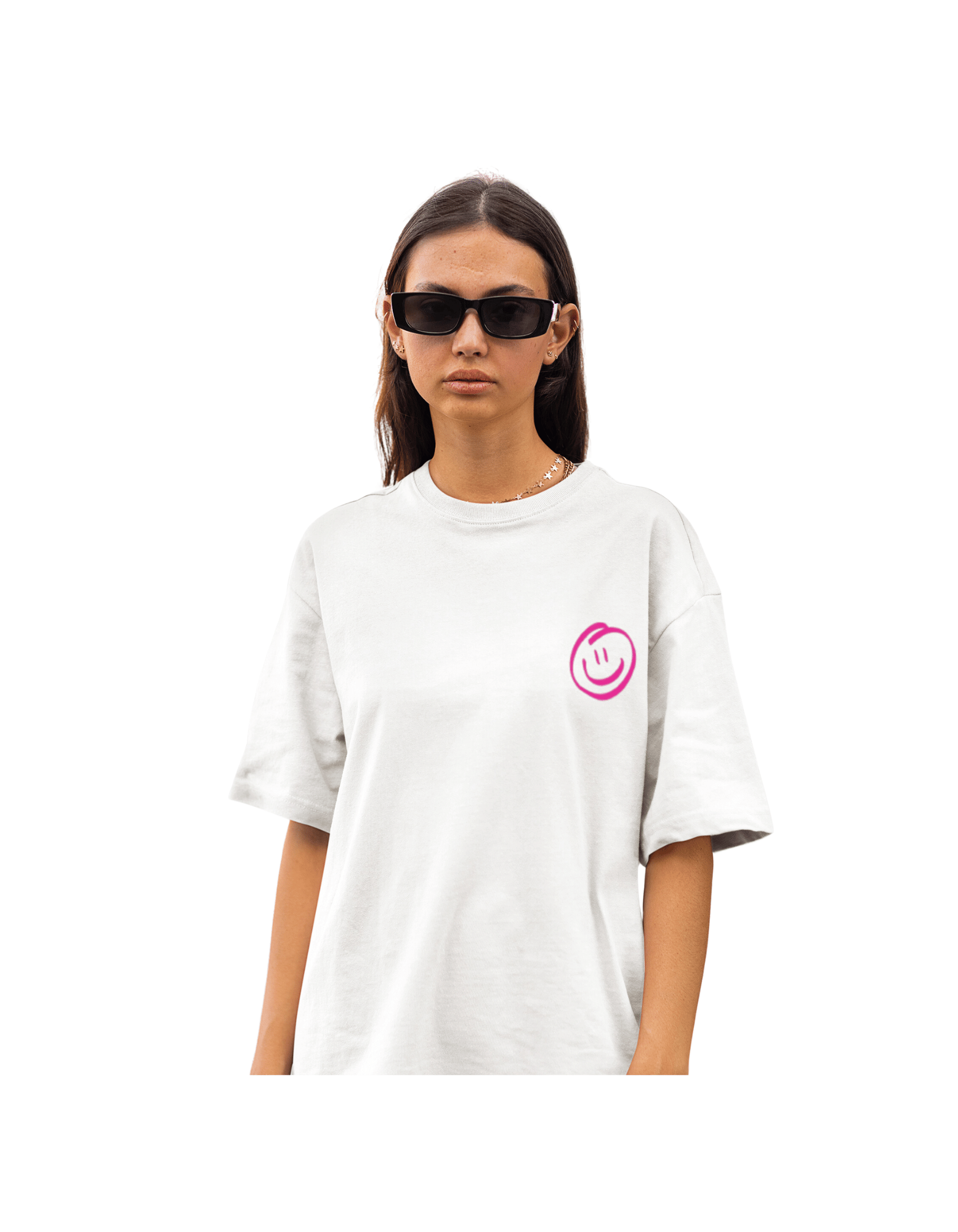 Oversized Graphic White T-Shirt