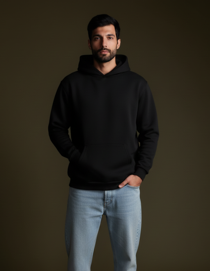 Oversized Black  Hoodie