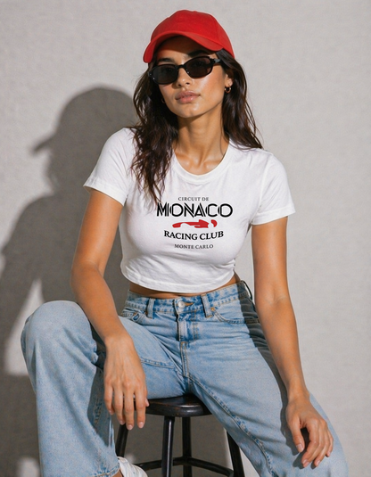 Monaco Racing Club Cropped Top