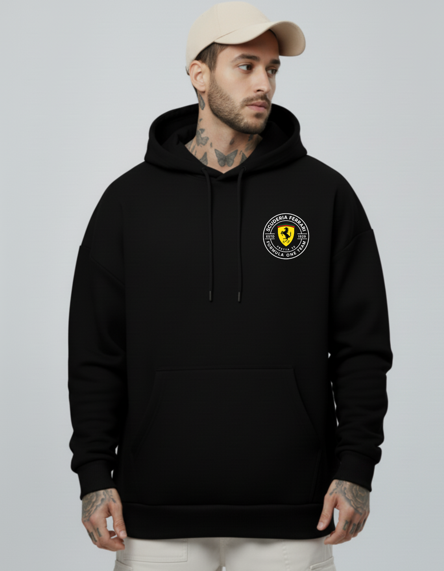 Oversized Ferrari Formula 1 Hoodie