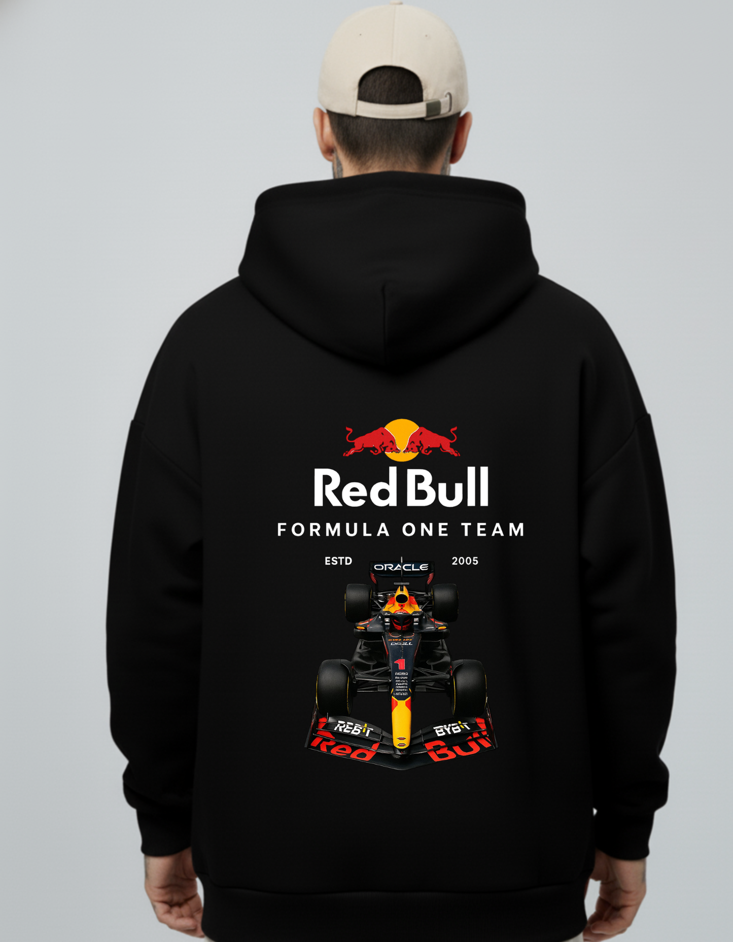 Black Red Bull Motorsport Hoodie
