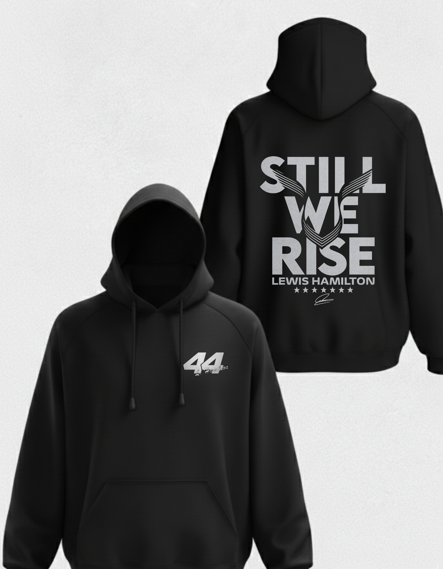 Oversized Lewis Hamilton 44 “Still We Rise"