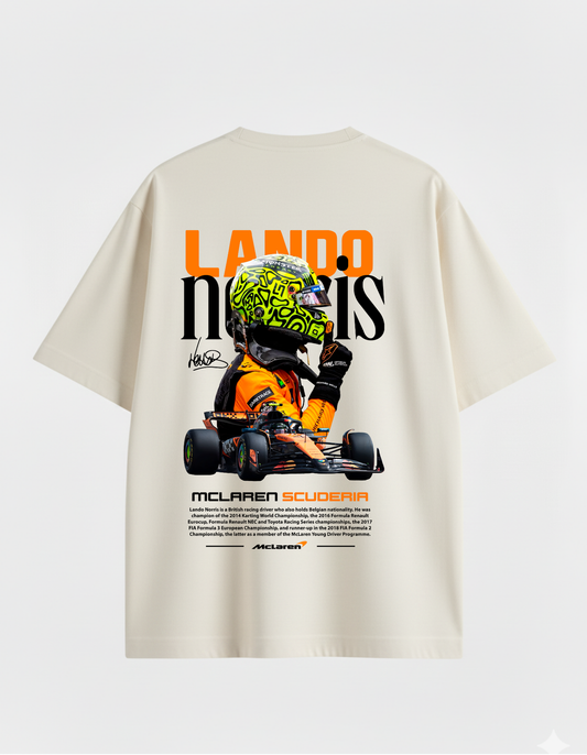 Oversized Lando Norris F1 Helmet Tee
