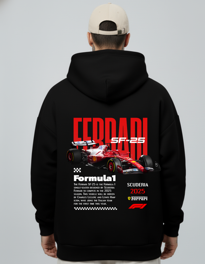 Oversized Ferrari Formula 1 Hoodie