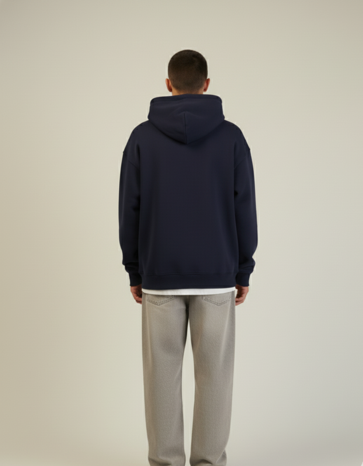 Oversized Navy Blue Hoodie