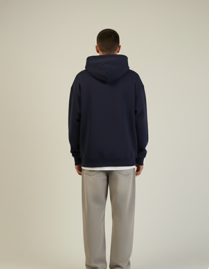Oversized Navy Blue Hoodie