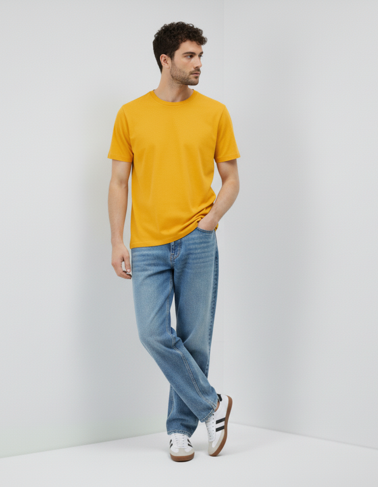 Golden Yellow Crew T-Shirt