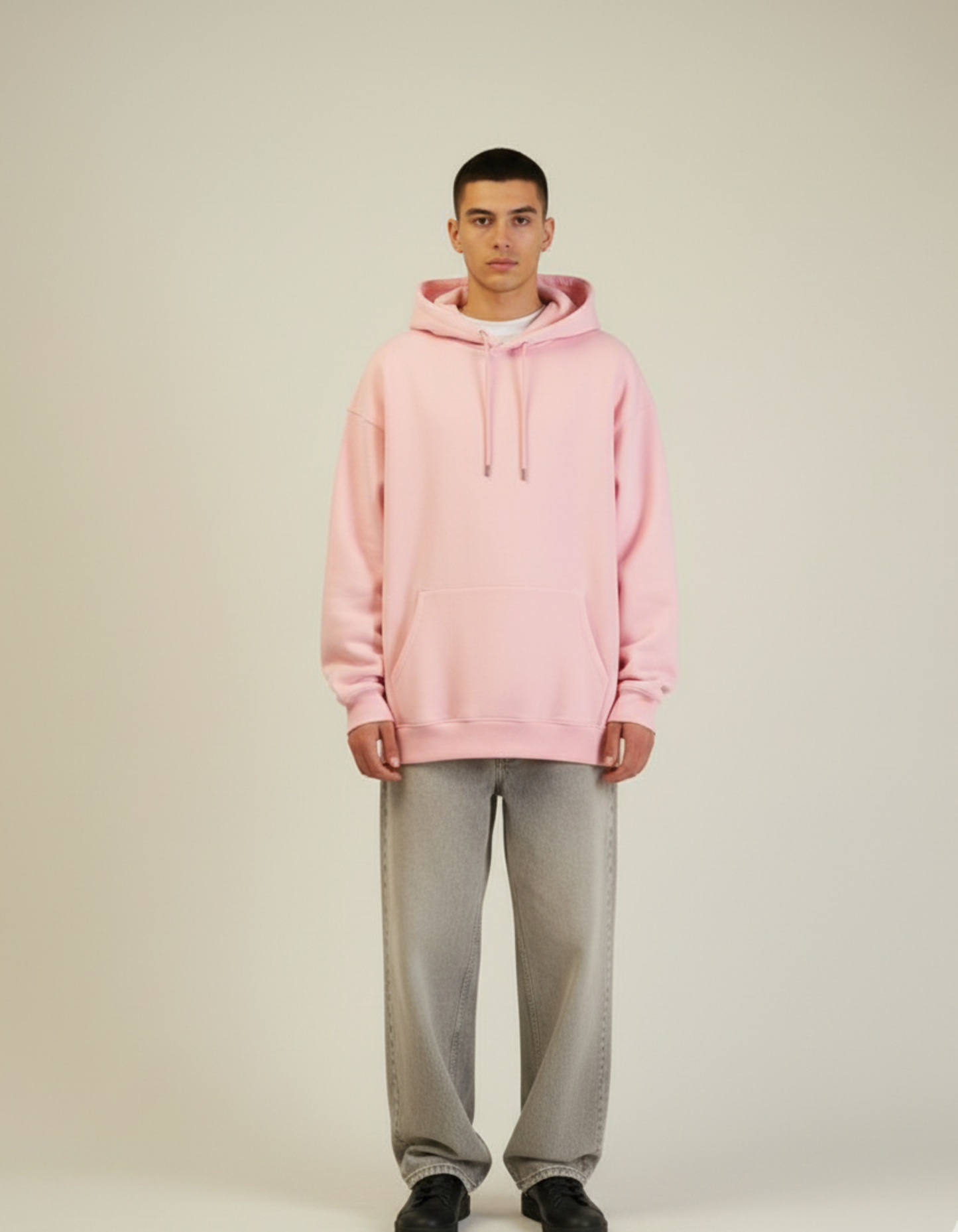 Oversized Baby Pink Hoodie