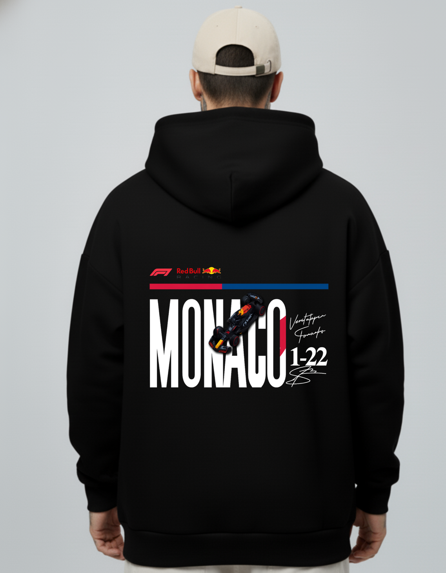 Oversized Monaco Red Bull Racing Hoodie