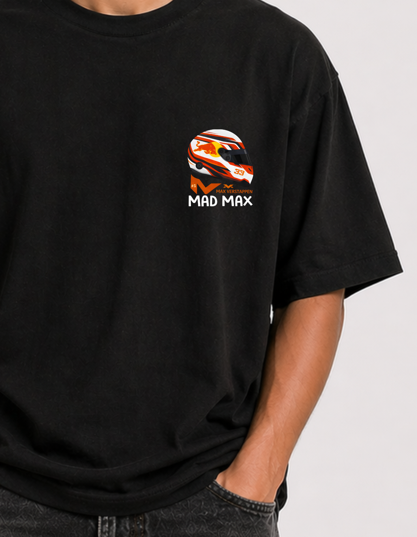 Oversized Max Verstappen 4X World Champion F1 Tee