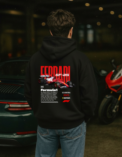 Oversized Ferrari Formula 1 Hoodie