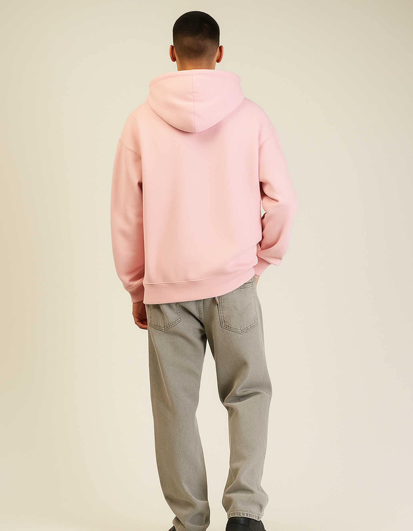 Oversized Baby Pink Hoodie