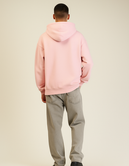 Oversized Baby Pink Hoodie