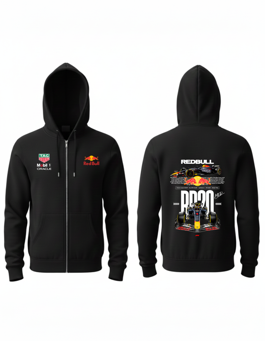 F1 Red Bull Zipper Hoodie