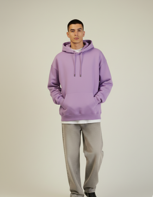 Oversized Lavender Hoodie