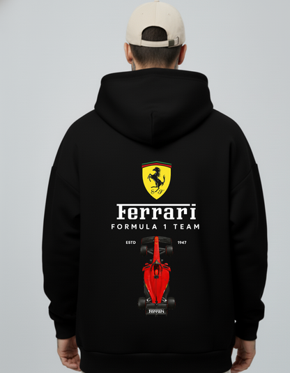Oversized Ferrari F1 Team Hoodie
