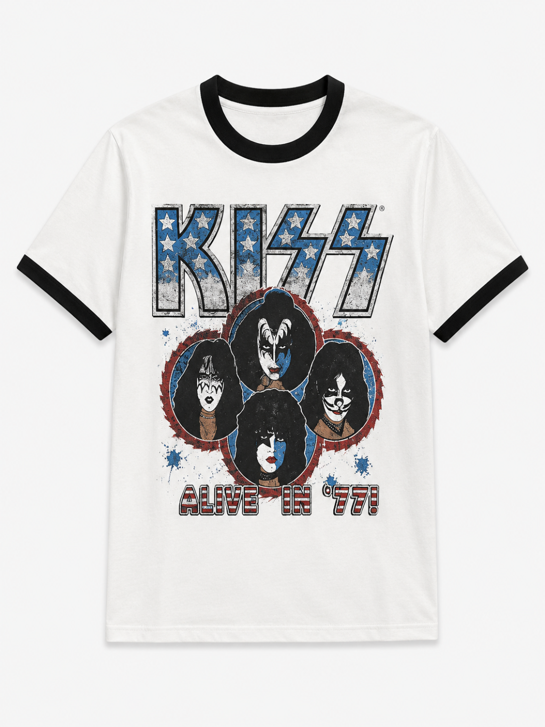 KISS Alive Ringer Tee