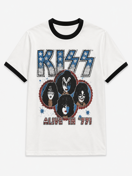 KISS Alive Ringer Tee