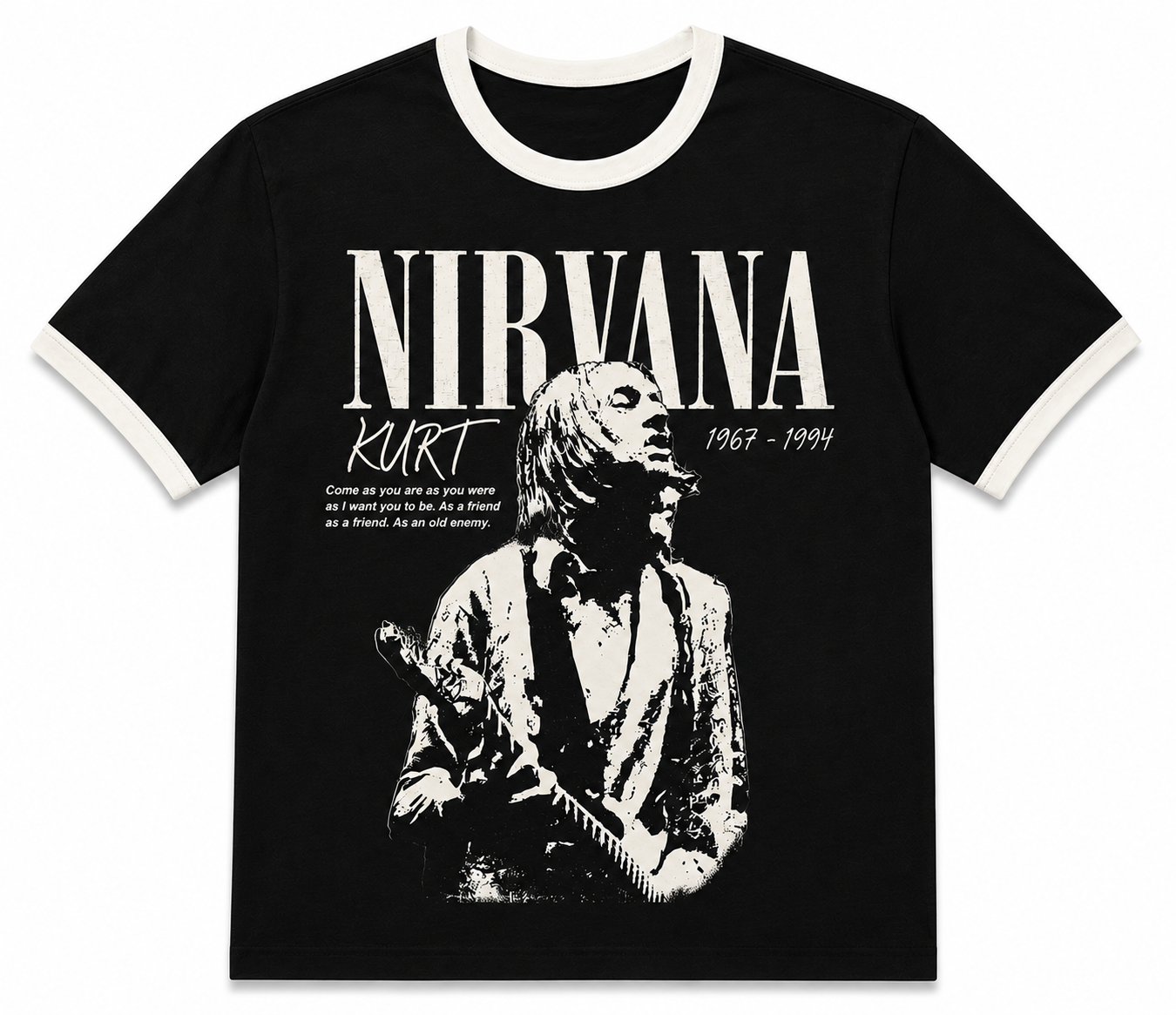 Nirvana Angel Ringer Tee