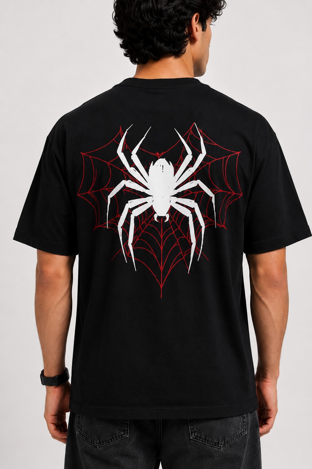 Spider Web Oversized Tee