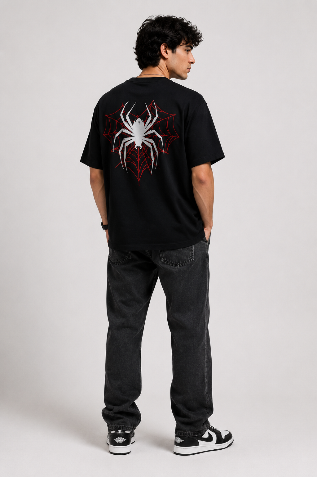 Spider Web Oversized Tee