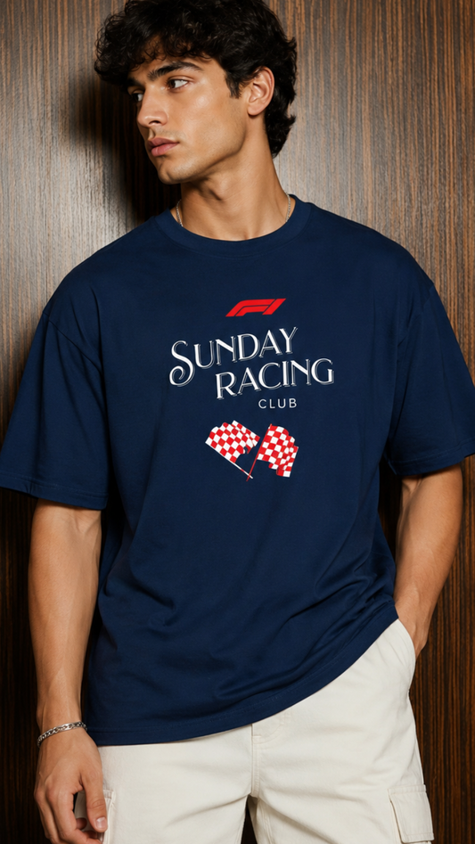 Sunday Racing Club Oversized Tee