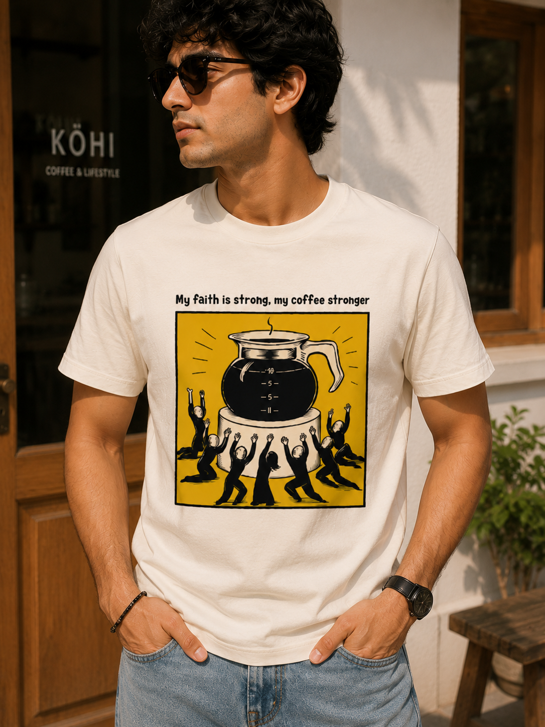 Coffee Devotion Graphic T-Shirt
