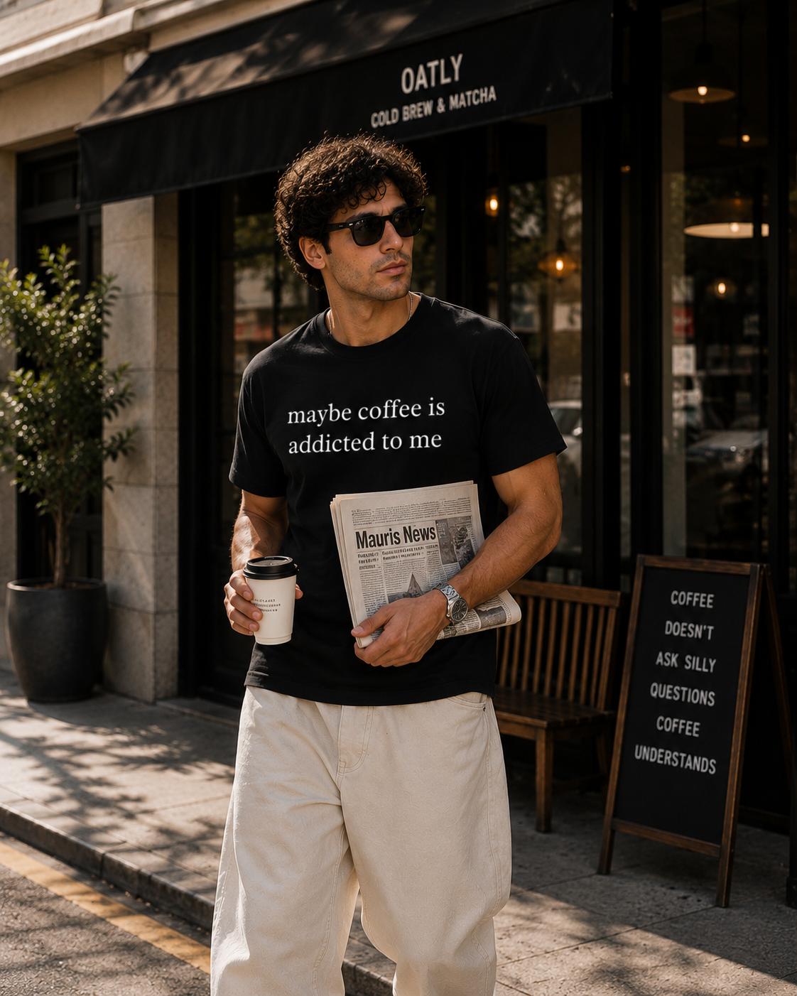 Maybe It's Coffee Graphic T-Shirt