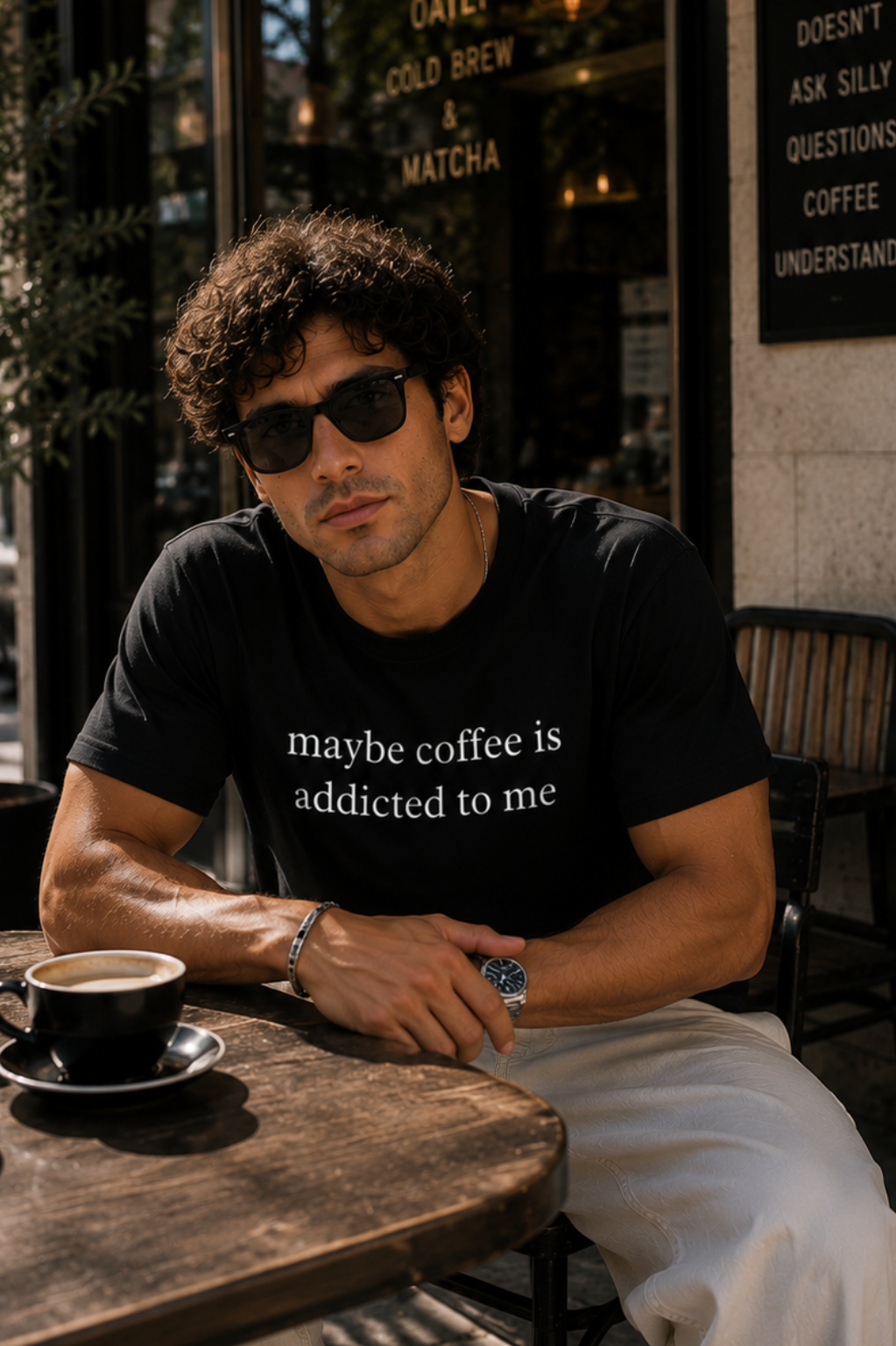 Maybe It's Coffee Graphic T-Shirt