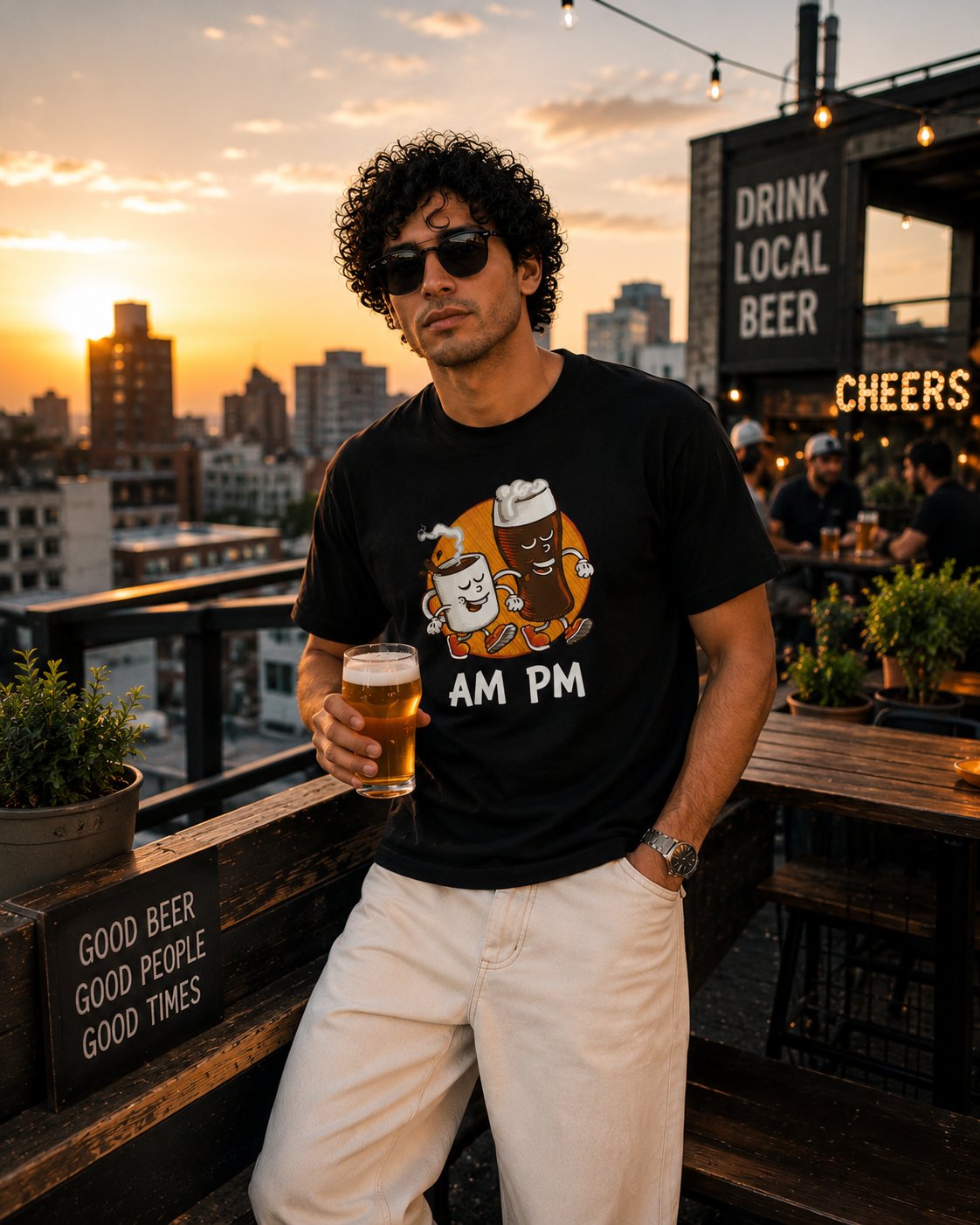 AM to PM Graphic T-Shirt