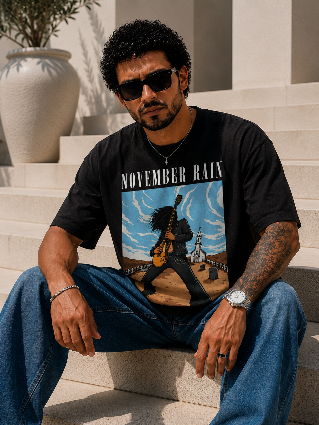 November Rain Oversized T-Shirt