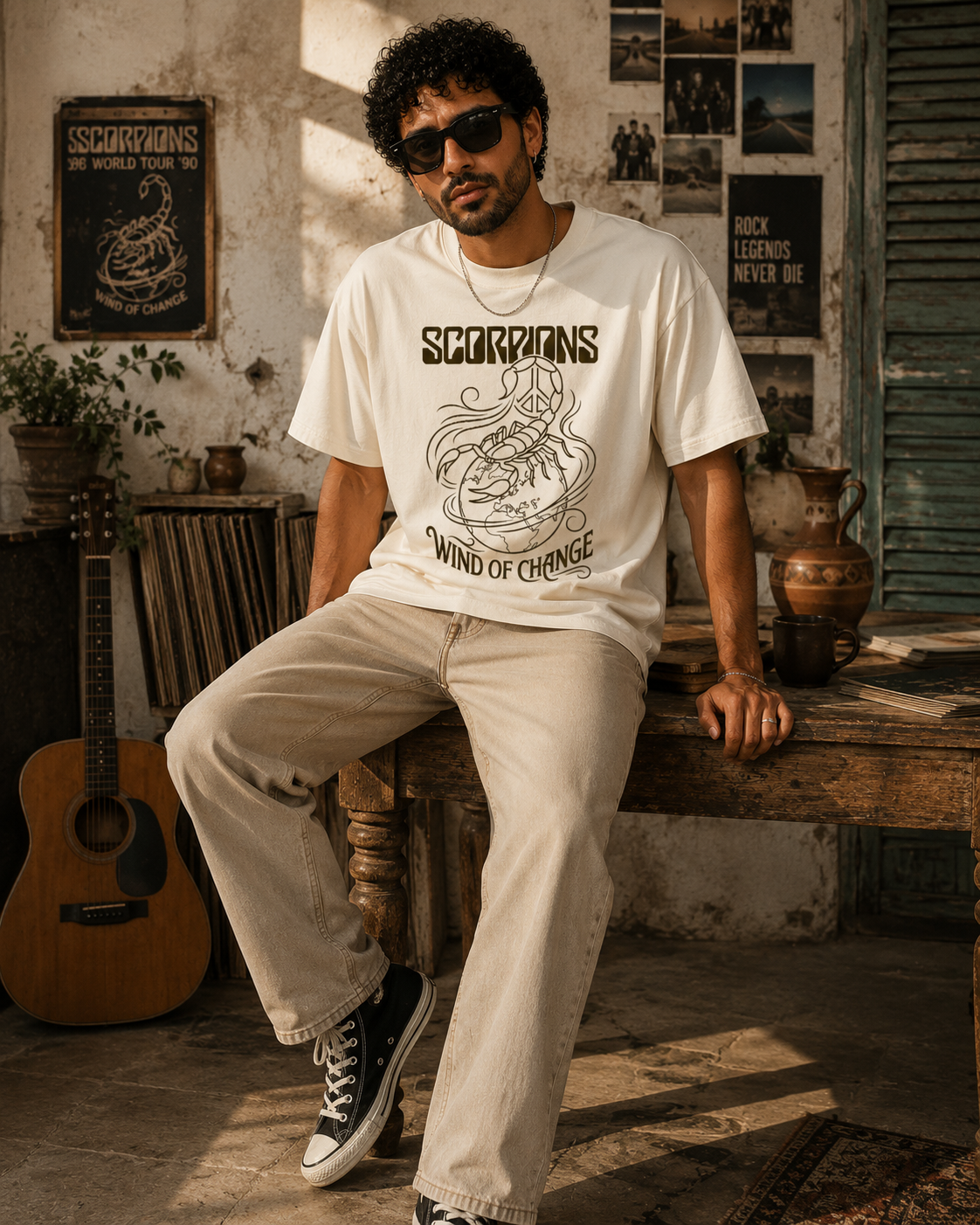 Scorpions Wind of Change Oversized T-Shirt