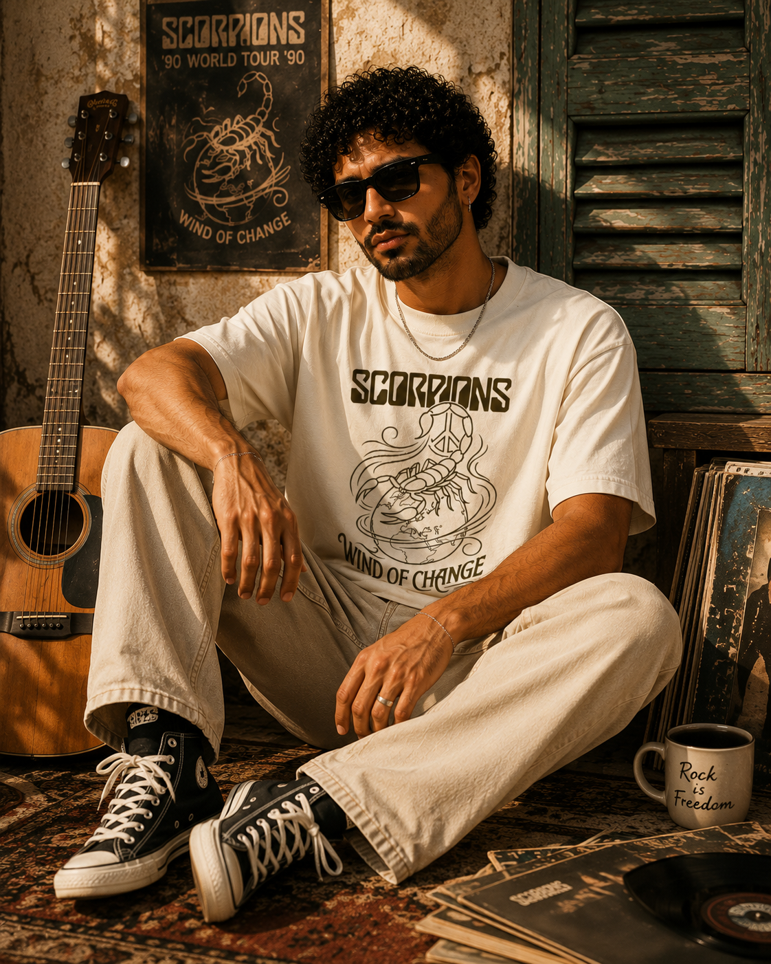 Scorpions Wind of Change Oversized T-Shirt