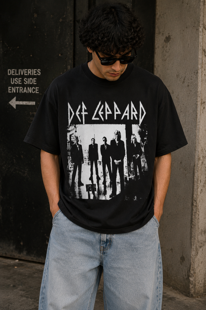 Def Leppard Vintage Oversized T-Shirt