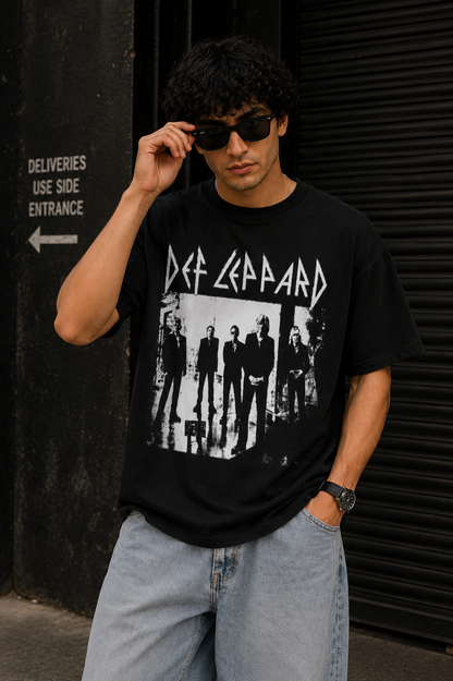 Def Leppard Vintage Oversized T-Shirt