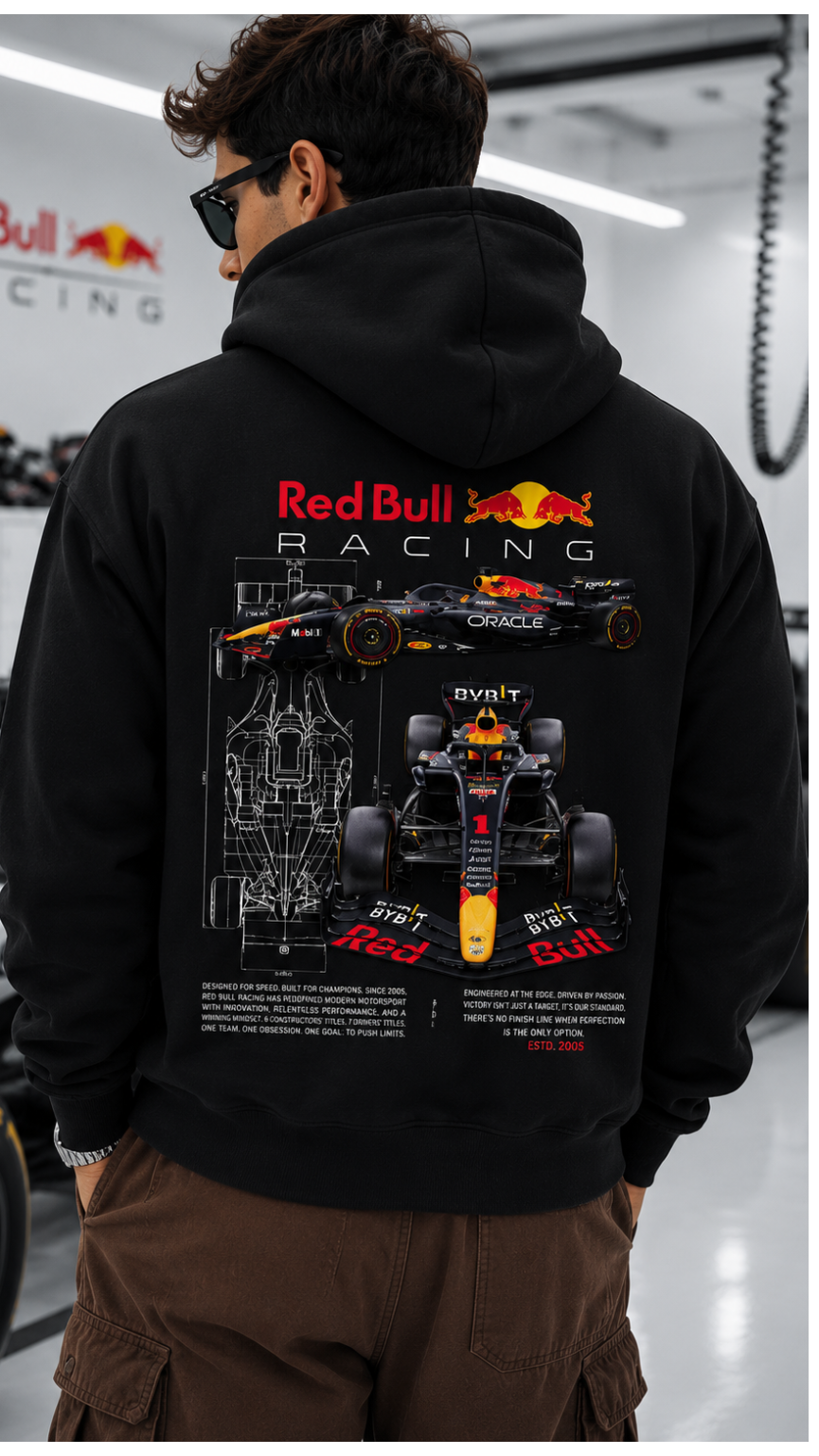 F1 Red Bull Zipper Hoodie