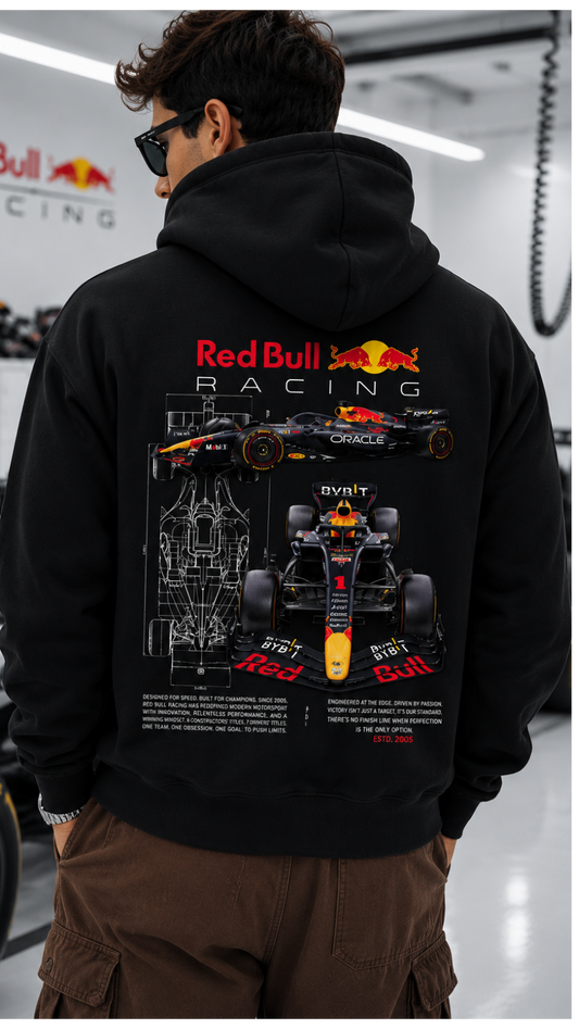 F1 Red Bull Zipper Hoodie