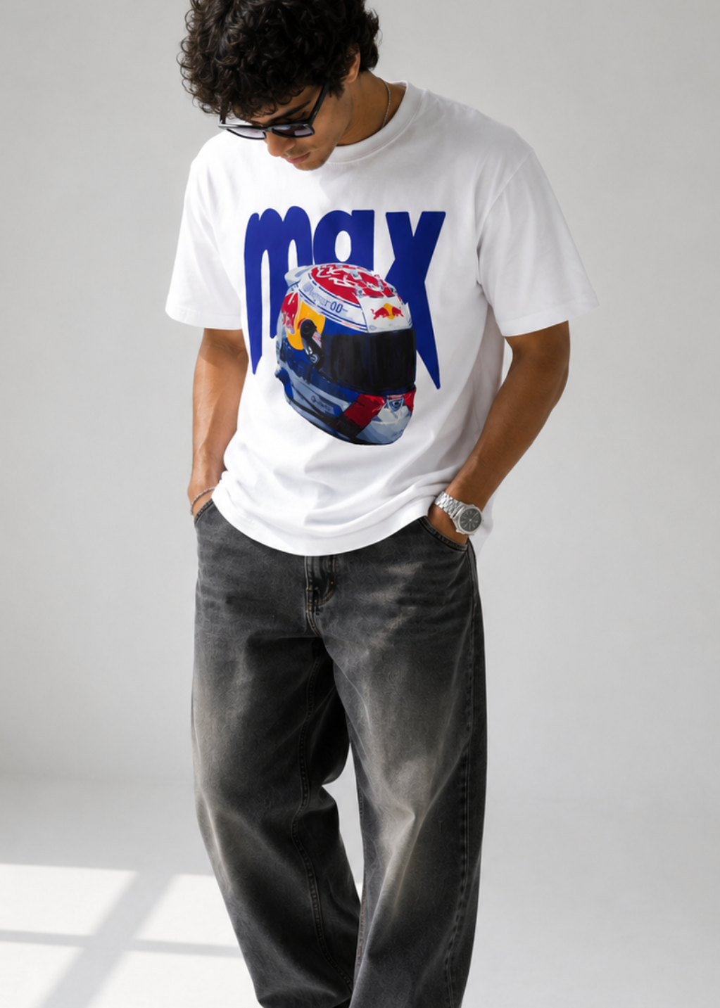 Max Helmet Graphic T-Shirt