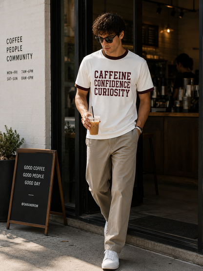 Caffeine Confidence  Ringer Tee