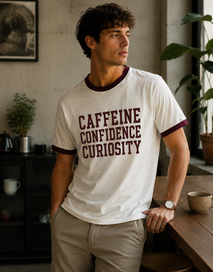 Caffeine Confidence  Ringer Tee