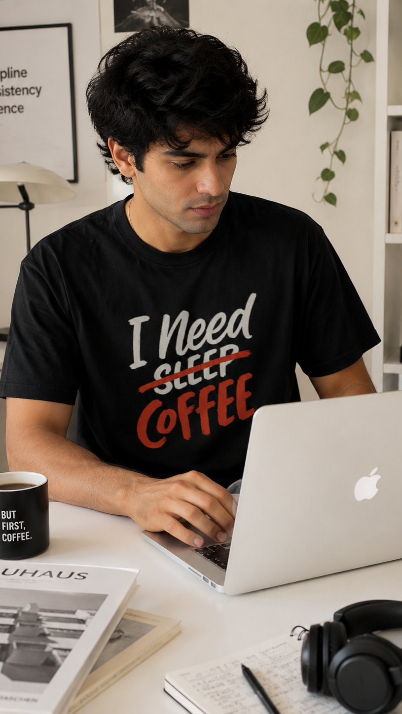 I Need Coffee Graphic T-Shirt