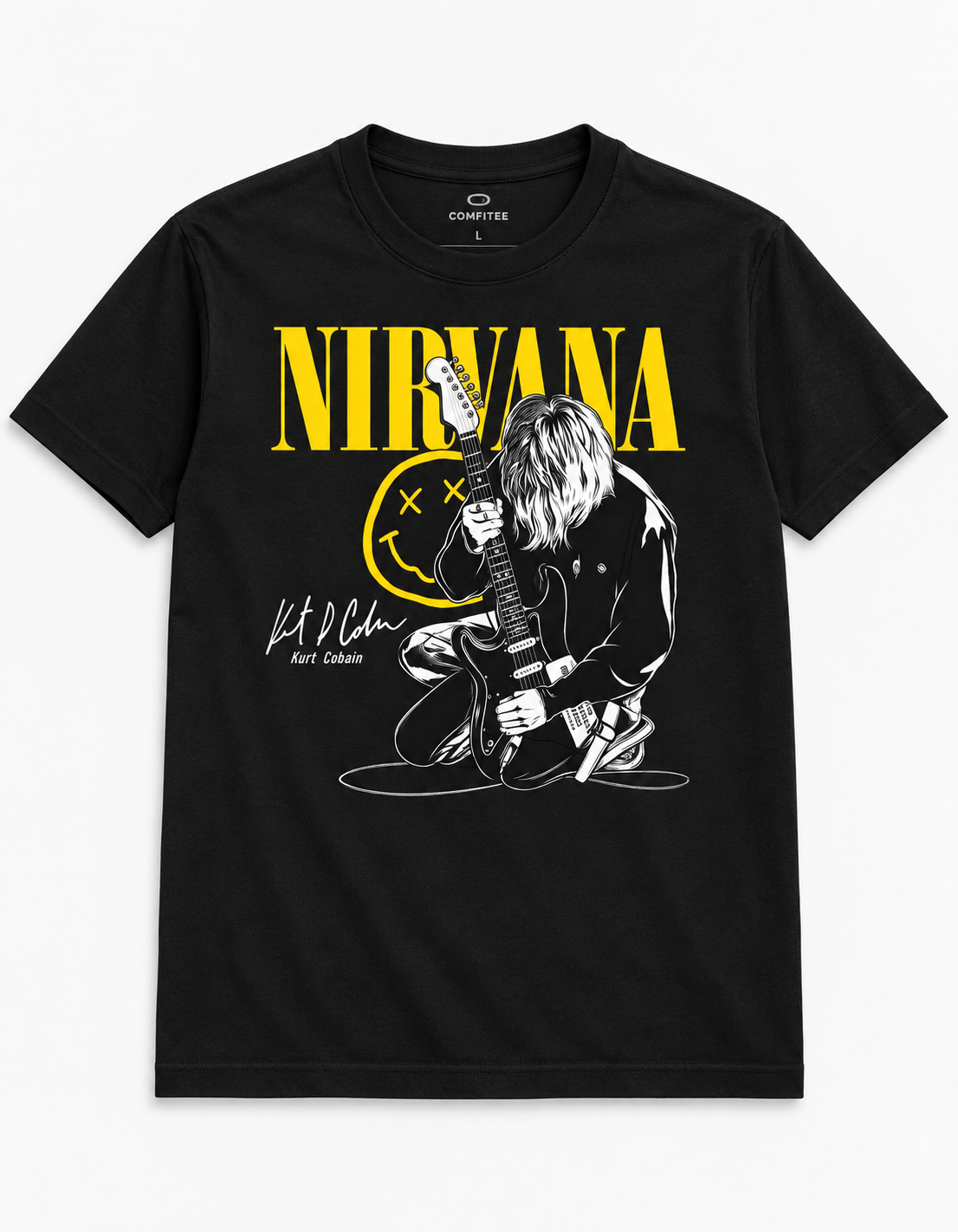 Nirvana Kurt Cobain Graphic T-Shirt