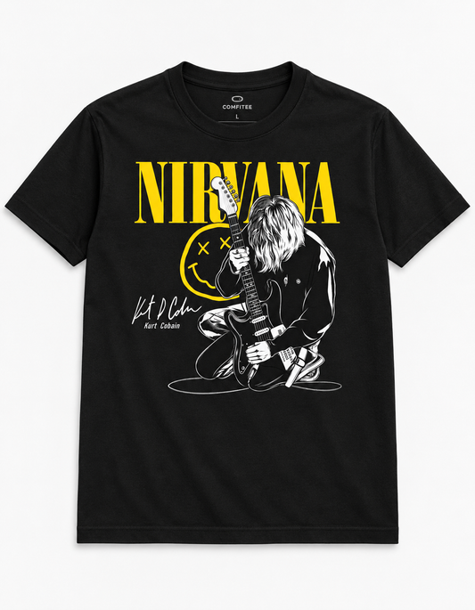 Nirvana Kurt Cobain Graphic T-Shirt
