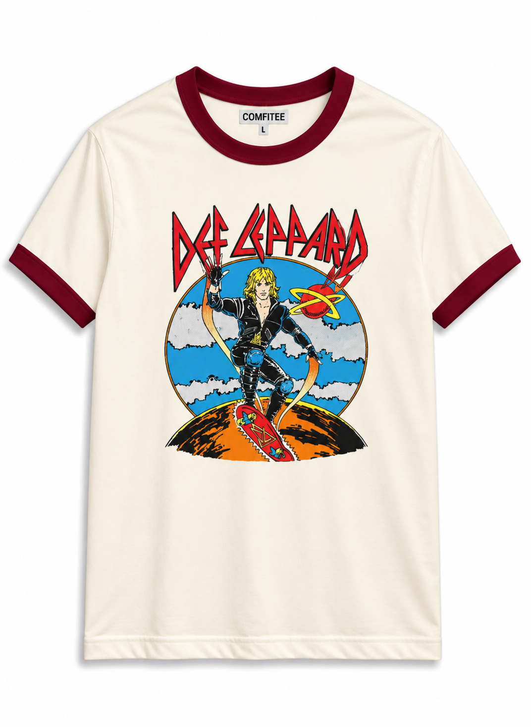 Def Leppard Retro Ringer Tee