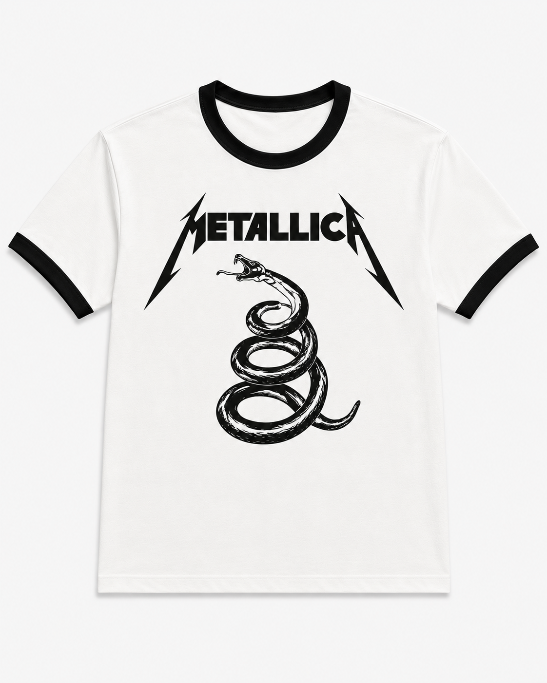 Metallica Snake Ringer Tee